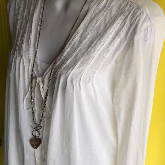 Athleta White long sleeve tunic size small - Picture 2 of 6